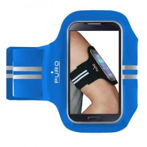 PURO Armband - Uniwersalna sportowa opaska na ramię do smartfonów max 5.1\" (niebieski)